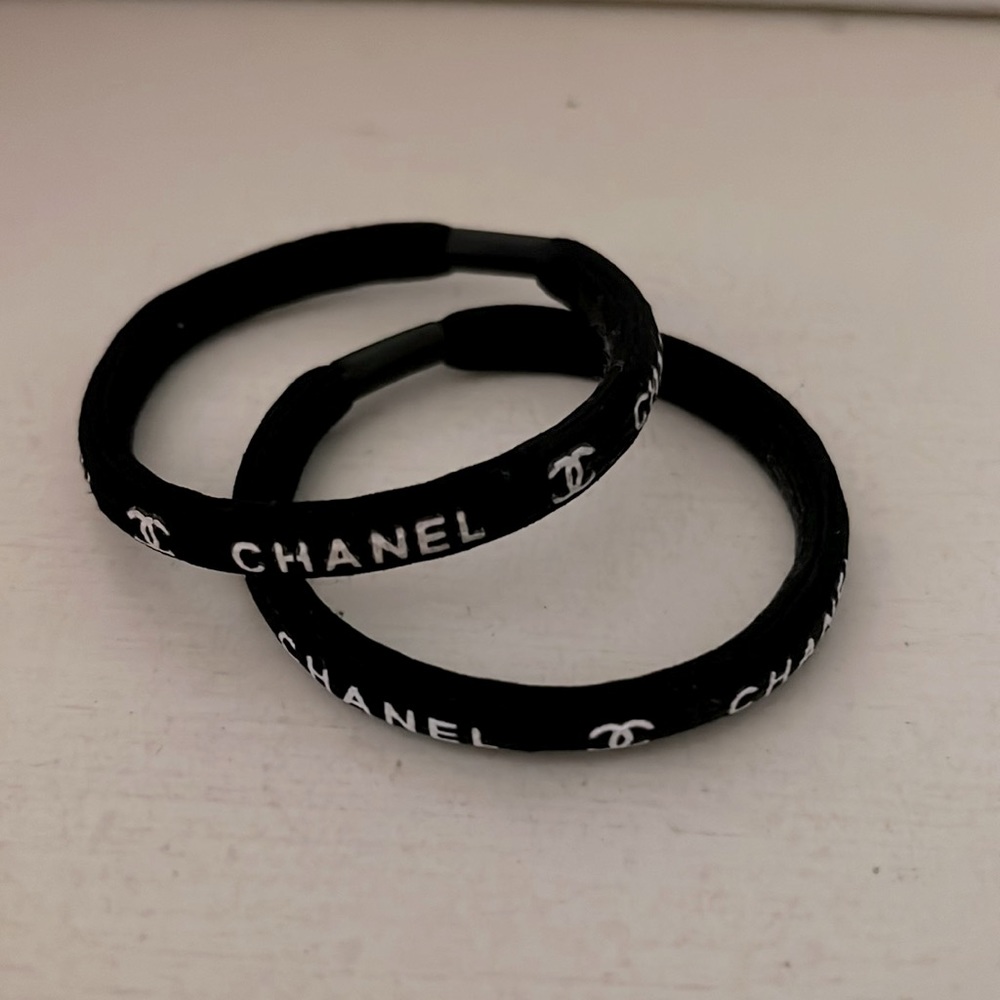 NOT FOR SALE! Chanel Brand hair tie/ braclets